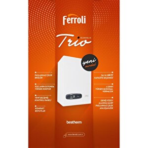 Bluehelix Trio 28 Kw Yoğuşmalı Kombi