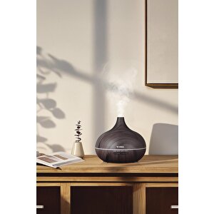 Torima Sl-168 Koyu Ahşap Humidifier Hava Nemlendirici Ledli Aroma Terapisi Dekoratif Buhar Makinesi