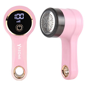 Dn-31 Quilmate Usb Şarj Edilebilir Led Ekran Tiftik Kazak Ve Mobilya Tüy Toplama Makinesi (pembe)