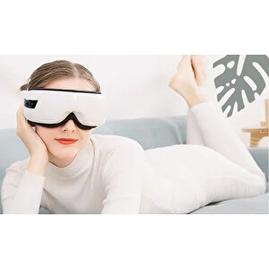 Eyeband Kablosuz Bluetooth Müzik Isıtma Ve Titreşim Özellikli Göz Masaj Aleti
