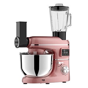 Yasomi Sm 1504bml Rose Gold Led Ekranlı Kıyma Çekme Aparatlı Blender Stand Mikser Mutfak Şefi 1500w