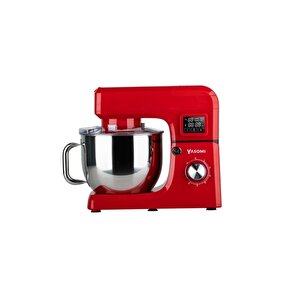 Sm 1511bml Led Ekranlı Kıyma Çekme Aparatlı Blender Stand Mikser Mutfak Şefi (kırmızı)