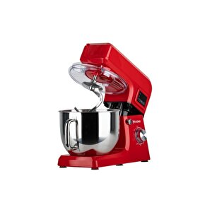 Sm 1511bml Led Ekranlı Kıyma Çekme Aparatlı Blender Stand Mikser Mutfak Şefi (kırmızı)