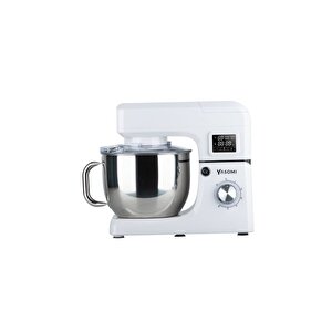 Sm 1511bml Led Ekranlı Kıyma Çekme Aparatlı Blender Stand Mikser Mutfak Şefi (beyaz)