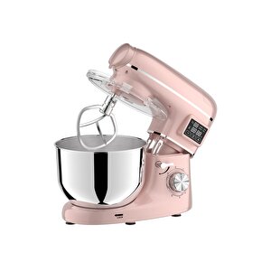 Sm 1504bml Pembe Led Ekranlı Kıyma Çekme Aparatlı Blender Stand Mikser Mutfak Şefi 1500w