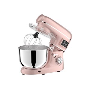 Yasomi Sm 1504bml Pembe Led Ekranlı Kıyma Çekme Aparatlı Blender Stand Mikser Mutfak Şefi 1500w