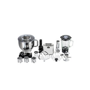 Yasomi Sm 1511bml Led Ekranlı Kıyma Çekme Aparatlı Blender Stand Mikser Mutfak Şefi (siyah)