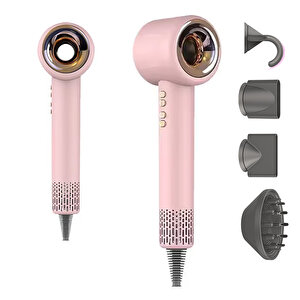 X13 Profesyonel Iyonik Saç Kurutma Ve Fön Makinesi (pembe)