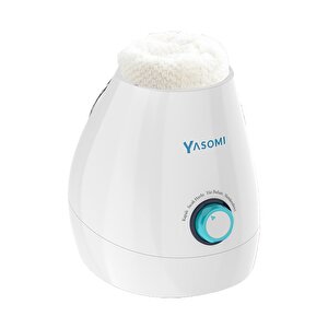 Yasomi Nv8318 Aromaterapi 3ü1 Arada Havlu Isıtıcı Cilt Nemlendirici Ve Yüz Buharı Cihazı (mavi)