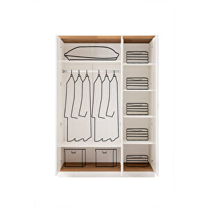 Genç Odası, Marmaris 3 Kapaklı Dolap, Yavrulu Sedir Karyola, Şifonyer