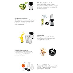 Kenwood Bsp70.180si 600 Ml. Nutri Smoothie Blender