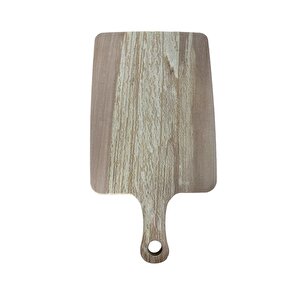 %100 Doğal Gürgen Ağacı Ahşap Kesme Ve Sunum Tahtası 32 X 23 Cm