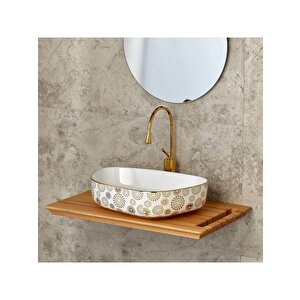 E-2107ab Tezgah Üstü Porselen Lavabo