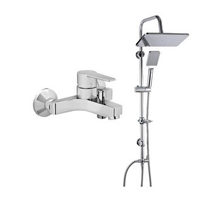 Artema Nora S Banyo Bataryası + Duxxa Mirage Krom Tepe Duş Seti