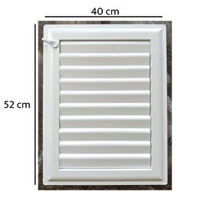 Ubm 40x52 Banyo Wc Havalandırma Menfezi Yapışkanlı (cam Menfez Hediyeli)