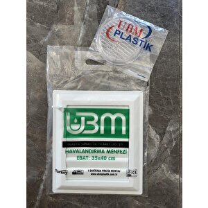 Ubm 35x40 Banyo Wc Havalandırma Menfezi Yapışkanlı (cam Menfez Hediyeli)