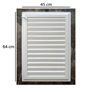 Ubm 45x64 Banyo Wc Havalandırma Menfezi Yapışkanlı (cam Menfez Hediyeli)