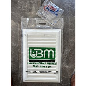 Ubm 45x64 Banyo Wc Havalandırma Menfezi Yapışkanlı (cam Menfez Hediyeli)