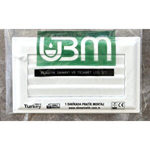 Ubm 30x50 Banyo Wc Havalandırma Menfezi Yapışkanlı (cam Menfez Hediyeli)