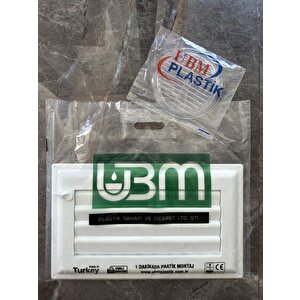 Ubm 30x50 Banyo Wc Havalandırma Menfezi Yapışkanlı (cam Menfez Hediyeli)