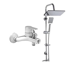 Win S Banyo Bataryası + Duxxa Mirage Tepe Duş Seti