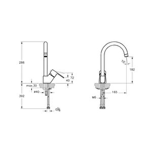 Artema Win S Banyo Bataryası + Lavabo Bataryası + Eviye Bataryası + Duxxa Mirage Tepe Duş Seti