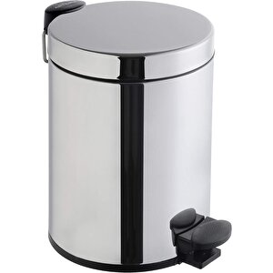 Vitra Arkitekta Çöp Kovası, 4,5 Litre, Parlak Paslanmaz Çelik A44055