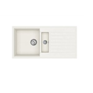 TEKA  CLİFF 60 B-TQ BEYAZ GRANİT EVİYE