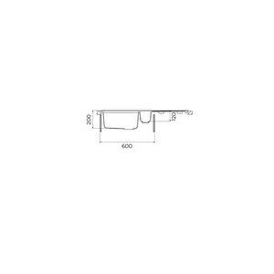TEKA  CLİFF 60 B-TQ BEYAZ GRANİT EVİYE