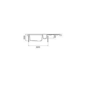 TEKA  CLİFF 60 B-TQ SİYAH GRANİT EVİYE
