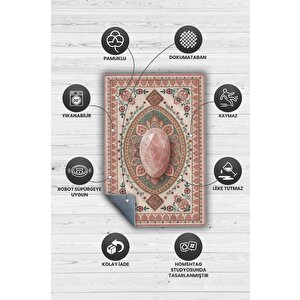 Homshtag Pembe Kuvars Taşı Halısı Pembe Renkli Aura Taşı Enerji Spiritüel Temalı Modern Halı