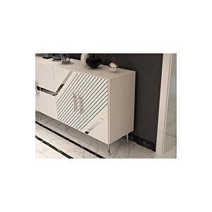 Fuga (kb150) Konsol - Beyaz Gümüş Beyaz-Gümüş