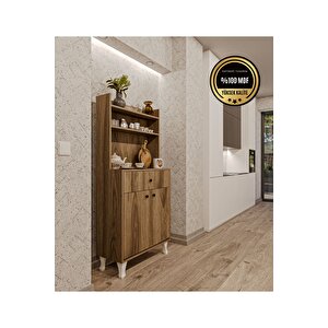 Dekorfim Çok Amaçlı Airfry Dolabı Kahve Köşesi