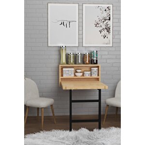 Petunya Pratik Katlanır Akıllı Mutfak Masası 65x130 cm