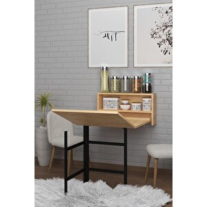 Petunya Pratik Katlanır Akıllı Mutfak Masası 65x130 cm
