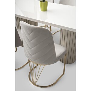 Dicle Yemek Masası + 4 Sandalye %100 Mdf | Ücretsiz Teslimat Ve Kurulum