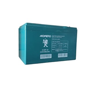 Monero 12v-14 Amper Yatik  E-bike Akü- 2025 Üreti̇m Ebatlar: 150x101x99mm