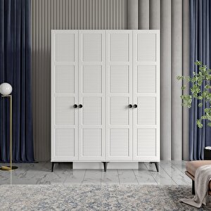Alya %100mdf Beyaz Panjurlu  Genç/çocuk Odası Takımı
