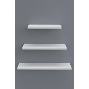 Kenzlife Kitaplık Hubbu Byz 20*30*40*15 3 Lü Set Duvara Monte Aparatlı Duvar Rafı