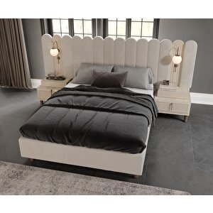Camelia %100 Mdf 6 Kapaklı 2 Çekmeceli Kumbeji Yatak Odası Takımı