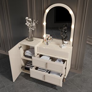 Camelia %100 Mdf 6 Kapaklı 2 Çekmeceli Kumbeji Yatak Odası Takımı