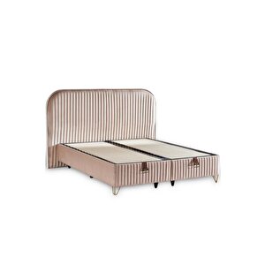 Line Visco Lüks Baza Ve Başlık Seti 120x200 Cm Tek Kişilik Baza Ve Başlık Takımı Krem Babyface Krem