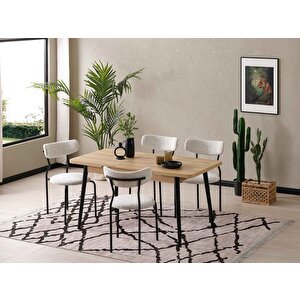 Behin Ortadan Açılır Mutfak Masası 75x120 Cm