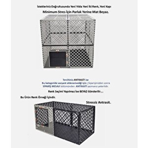 1,2m X 1,2m X 1,2m Tabanı Dolu, Üst Kapalı Köpek, Tavşan, Kedi Kafesi