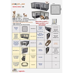 60cm X 120cm Yükseklik 60cm Scy Tabanı Dolu-üstü Kapalı, Köpek Kafesi, Kedi Tavşan Çit Ve Kafesi