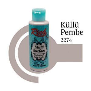 Rich Multi Surface 2274 Küllü Pembe Akrilik Boya 120 Cc