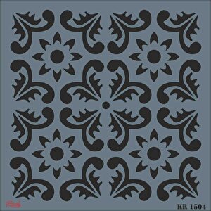 Rich Kr 1504 Fayans Stencil 30x30 Cm