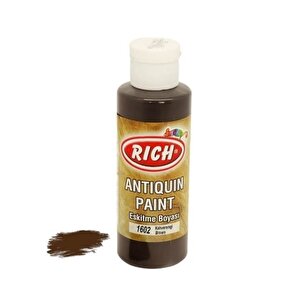Rich 1602 Kahverengi 120 Ml Eskitme Ahşap Boyası