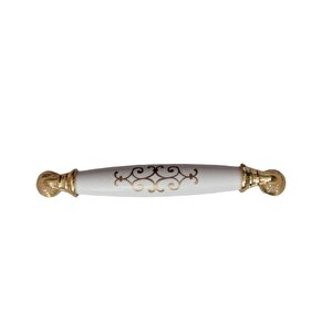 Klasik Silindir Kulp Altın 128 Mm