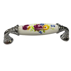 Klasik Silindir Kulp Krom 96 Mm